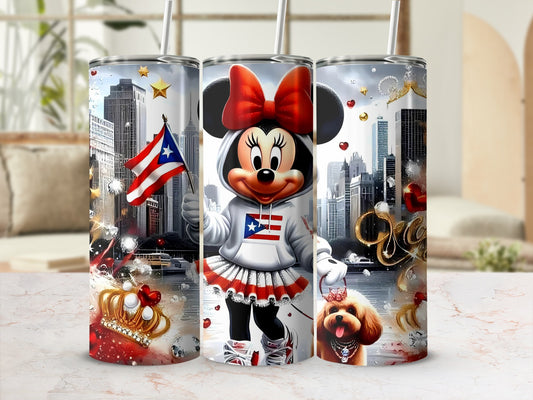 Puerto Rican Urban Art Stainless Steel Tumbler