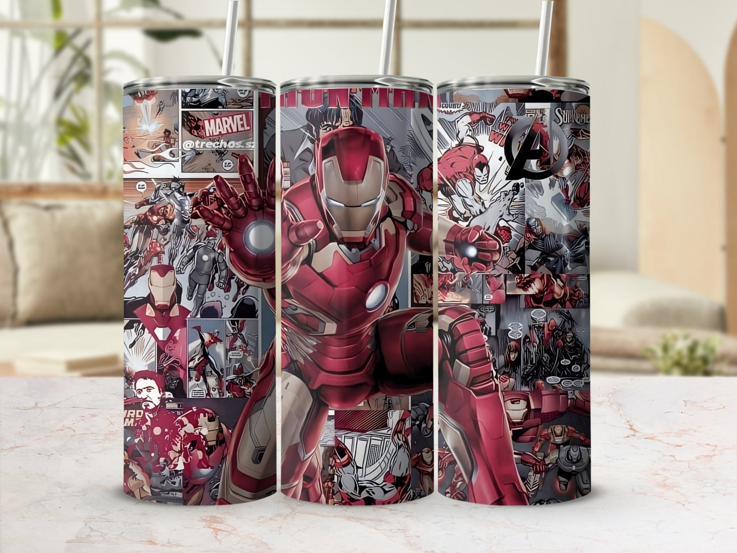 Marvel Superhero Iron Man Tumbler Flask Product