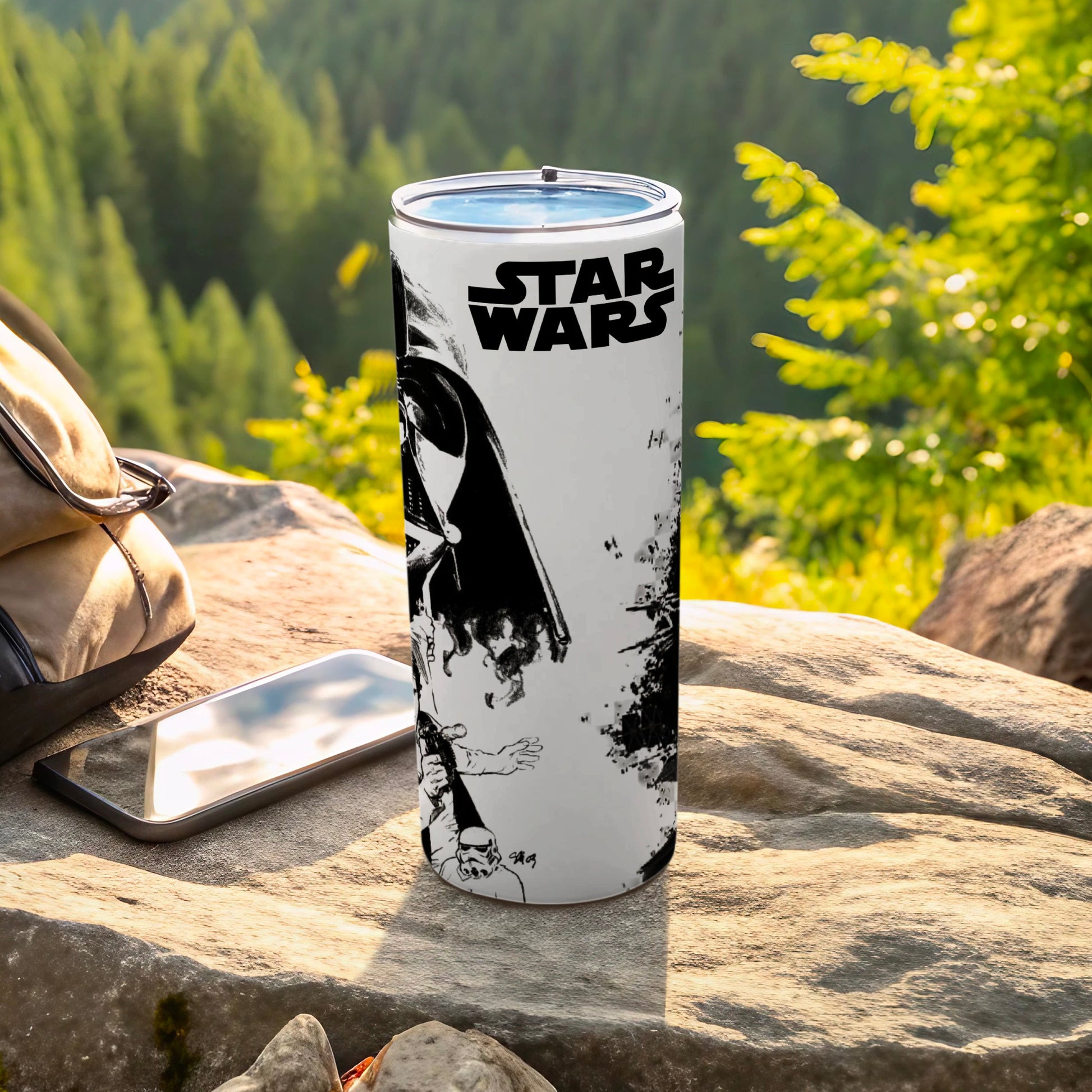 Star Wars Darth Vader Stormtrooper Abstract Tumbler product type
