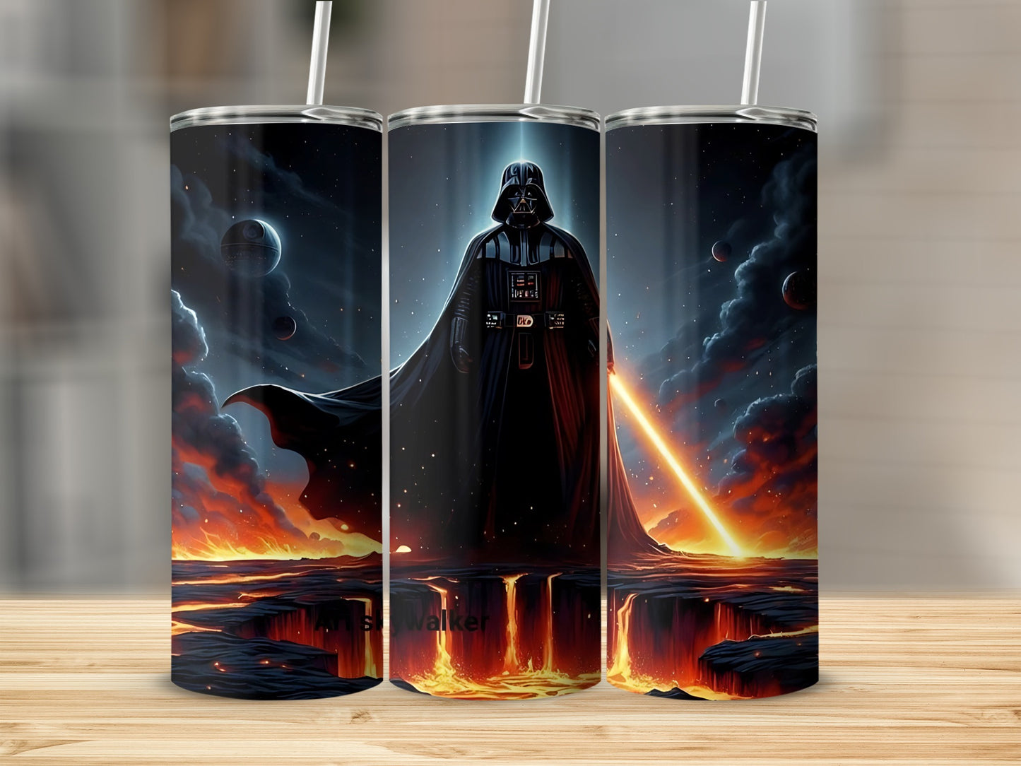 Darth Vader Lightsaber Lava Planet Art Skywalker product type