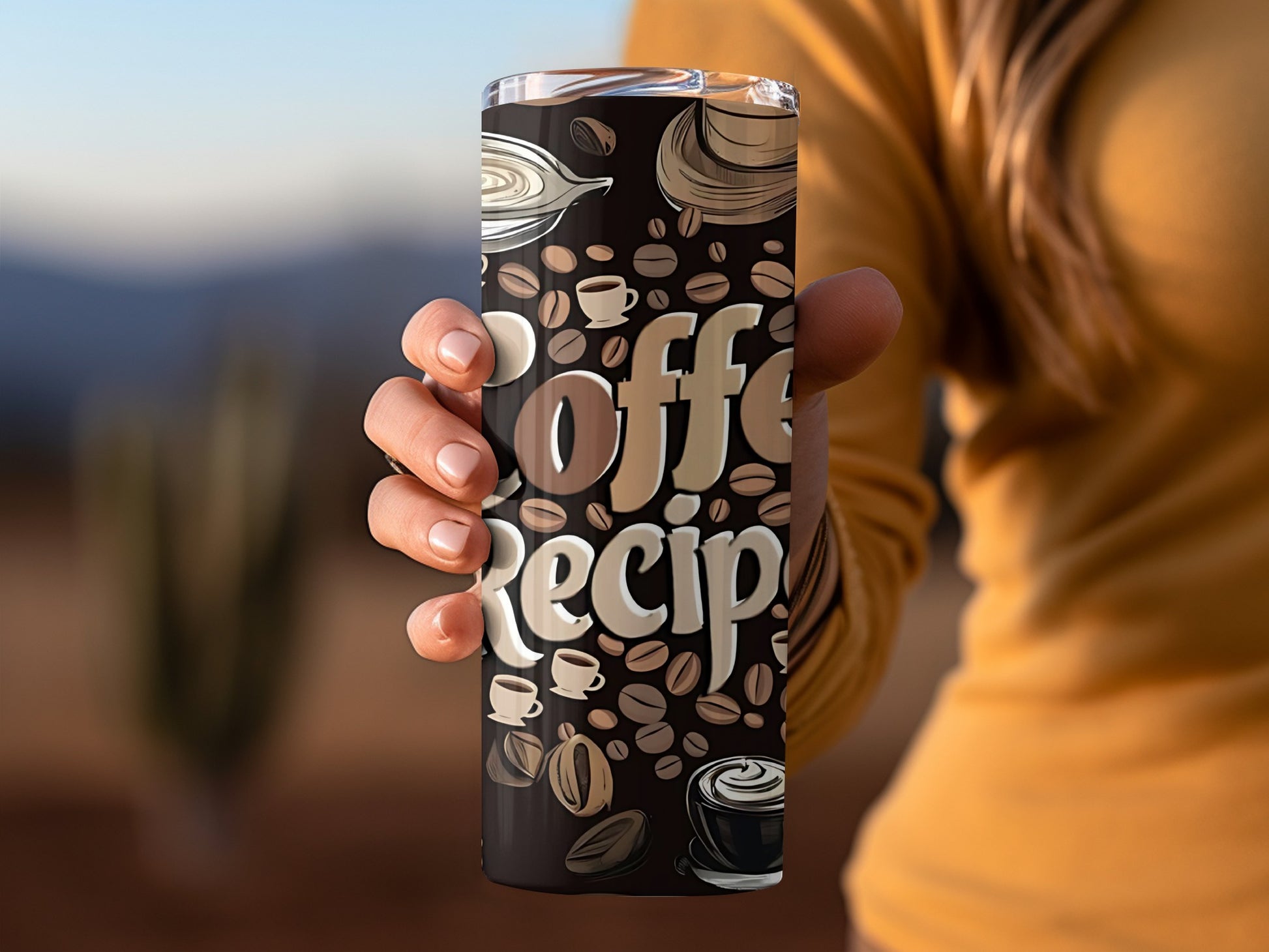 Unique Coffee Recipe Design Insulated Tumbler Product