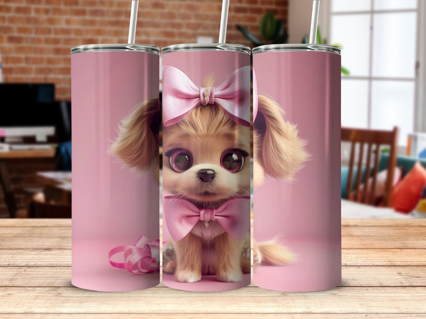 Pink Puppy Large Eyes Pink Bow Cute Pet Animal Tumbler product type
Puppy
Dog
Cute Puppy
Pink Dog
Pink Bow
Animal Design
Pet Lover
Adorable Dog
Tumbler
Drinkware
Beverage Holder
Sweet Puppy
Gift Idea
Cartoon Dog
Graphic Print
Pink Tumbler
Girls Gift
Unique Tumbler
Cute Animal
Large Eyes Puppy