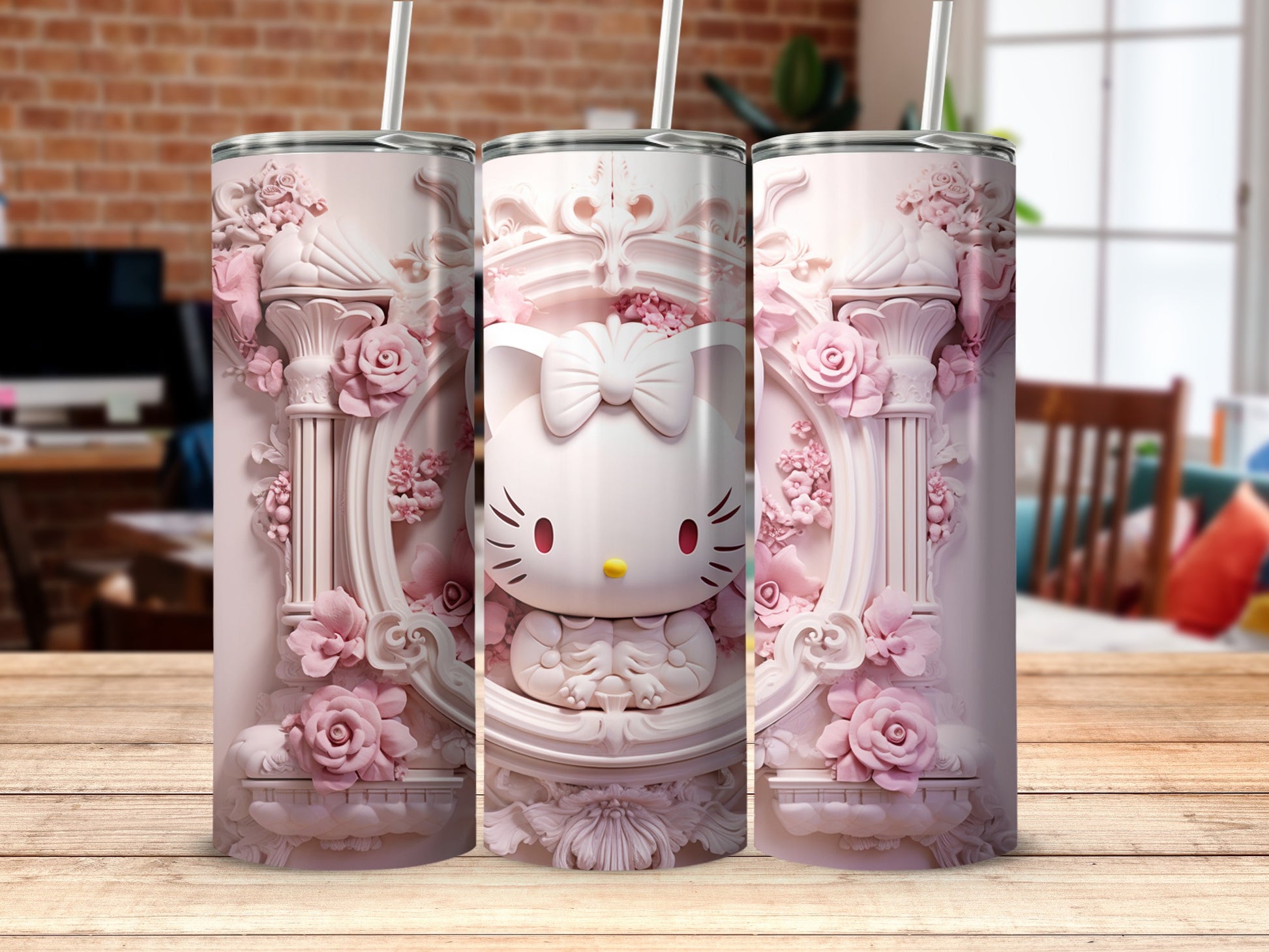 Adorable Cute Hello Kitty Floral Design Tumblr