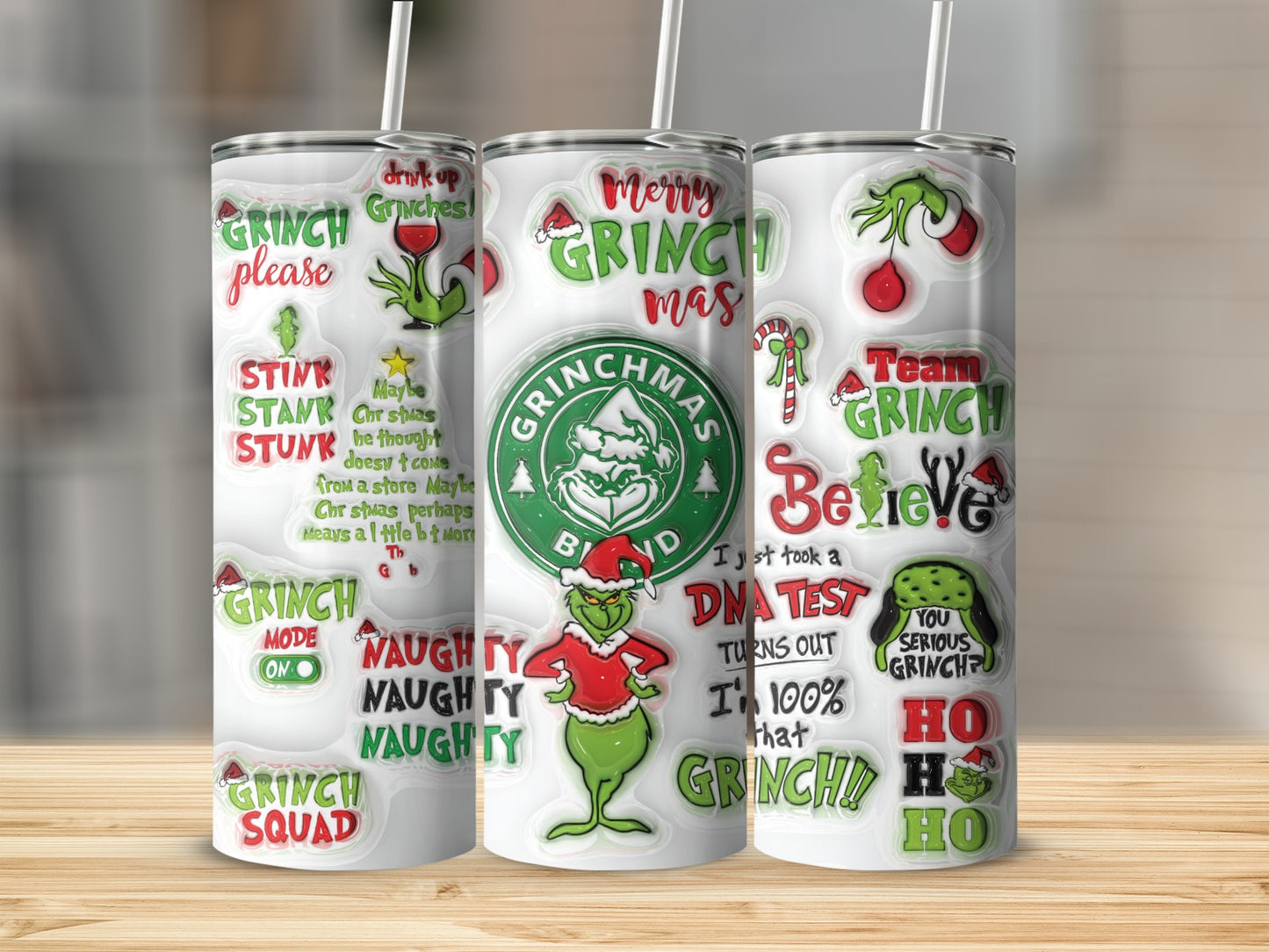 Funny Grinchmas Quotes Christmas Tumbler For Holidays