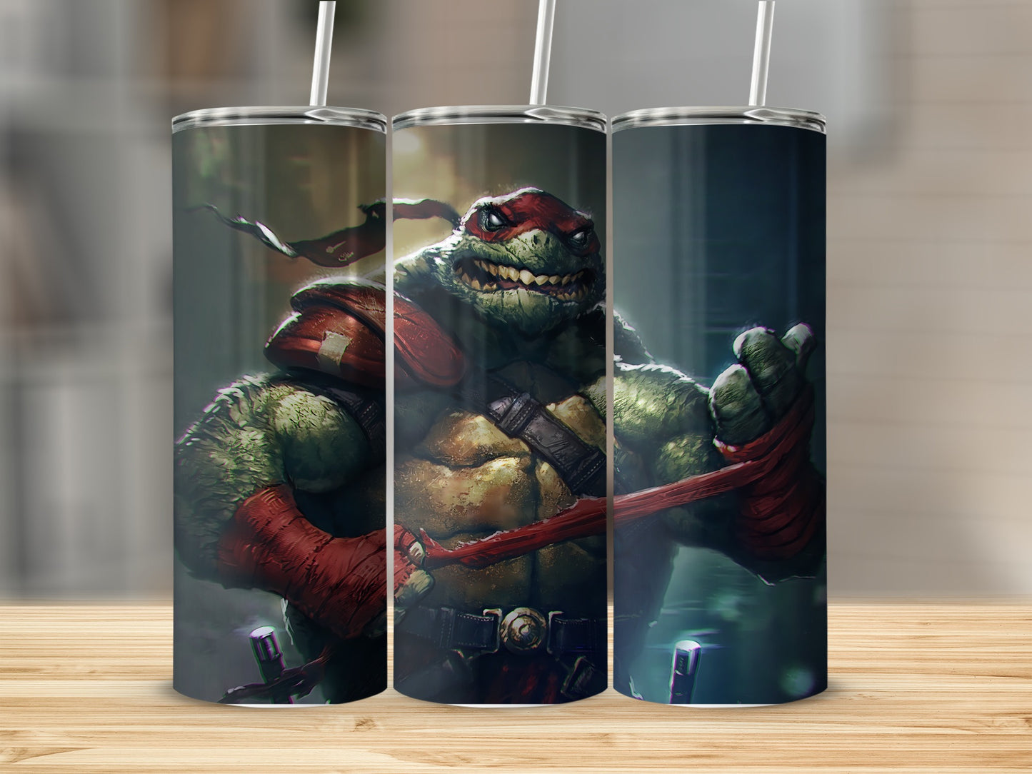 Ninja Turtles Artwork Stainless Steel Tumbler Cup