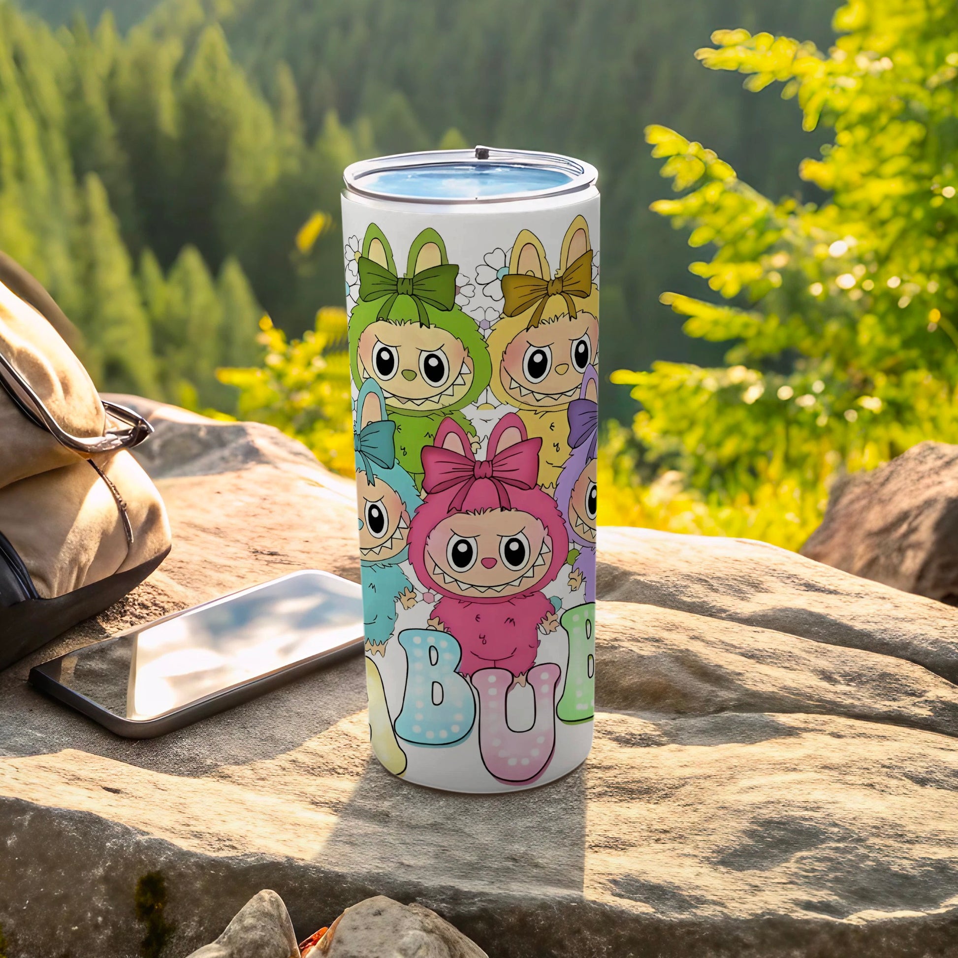 Cute Colorful Cartoon Monster Design Tumbler