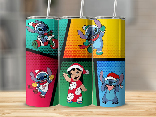 Colorful Cartoon Characters Drink Tumbler Collection