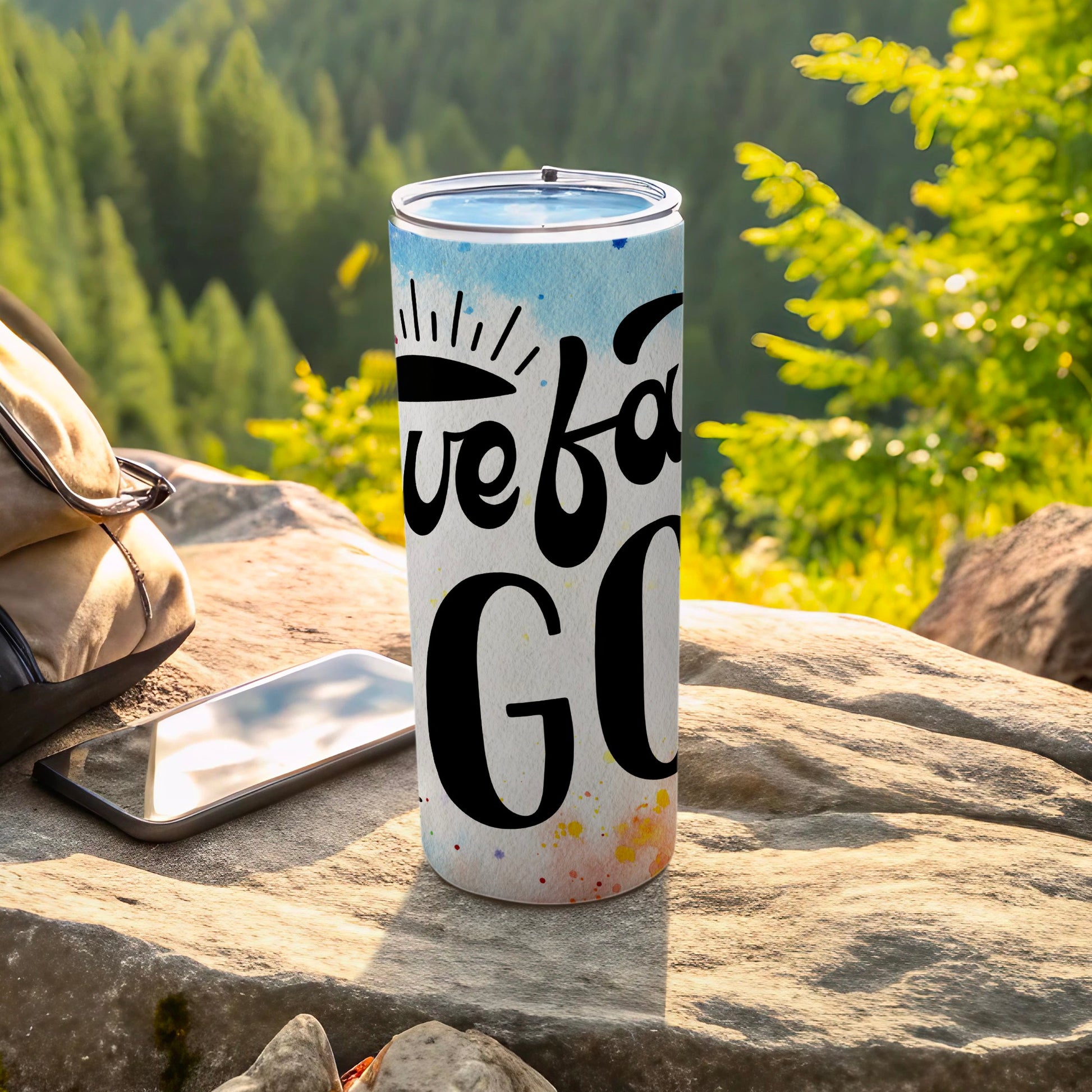 We fan GO Inspirational Tumbler for Outdoor Enthusiasts