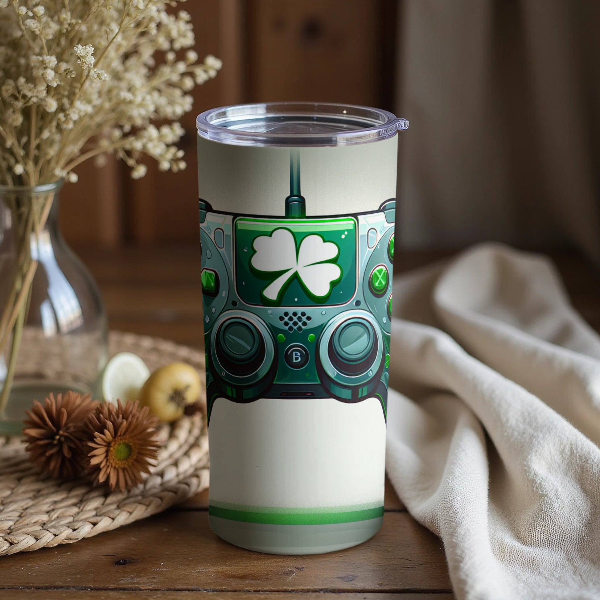 Irish Game Controller Design Tumbler for Gamers