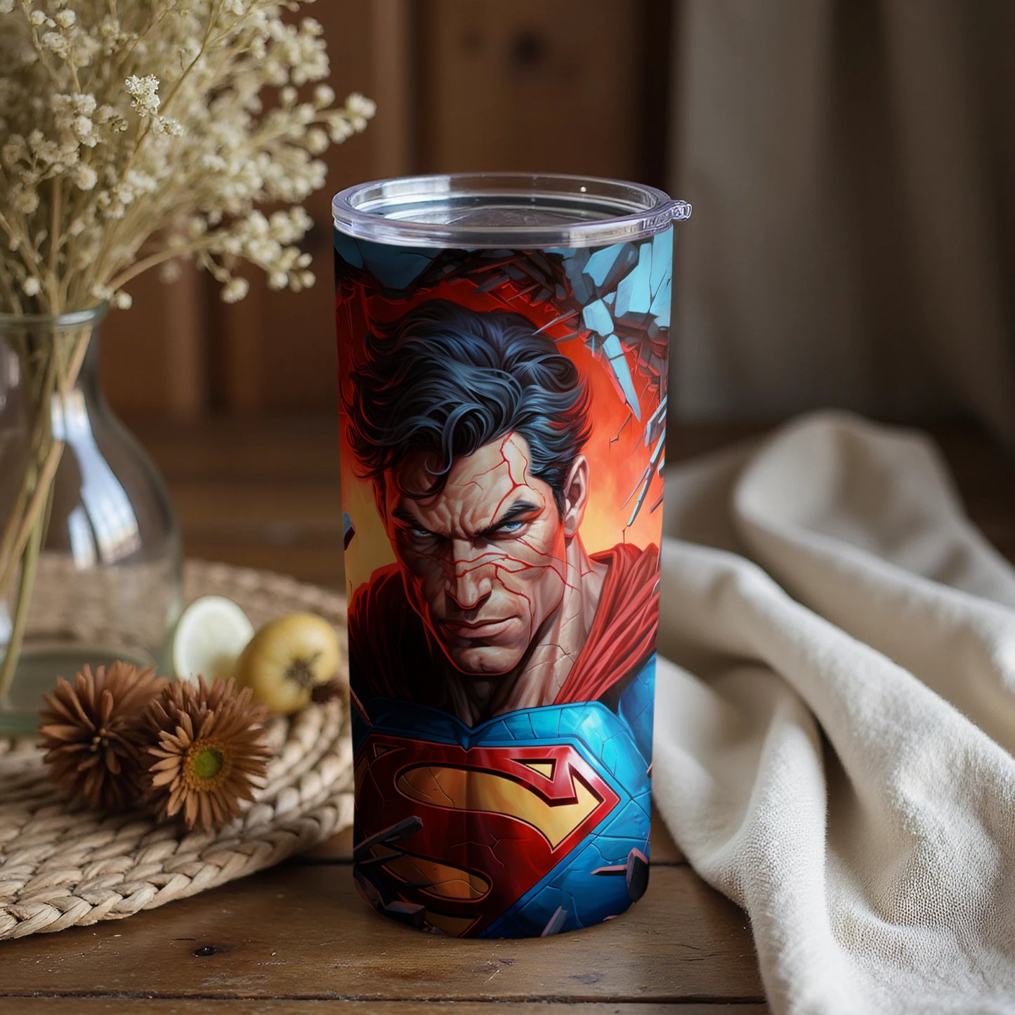 Intense Superhero Themed Tumbler for Everyday Use