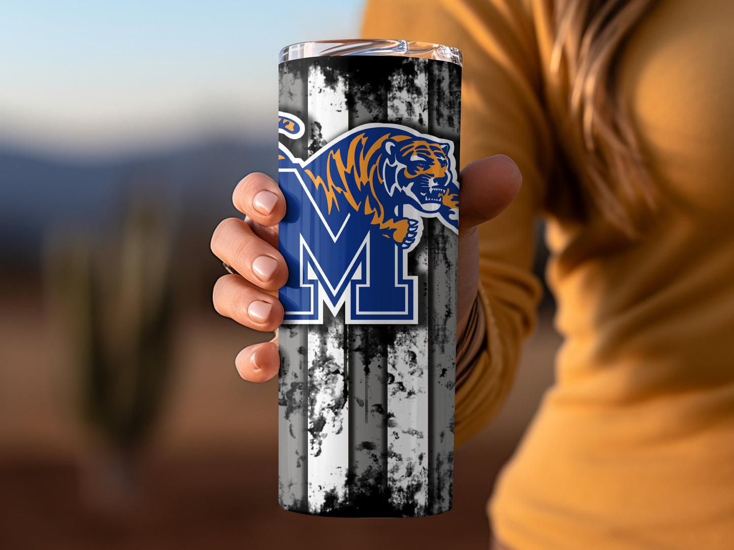 Memphis Tigers Branded Tumbler Insulated Travel Mug