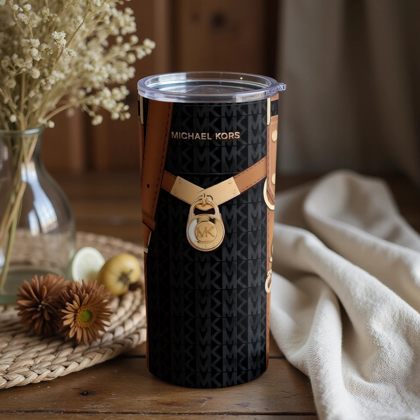 Stylish Michael Kors Patterned Tumbler for Fashion Enthusiasts