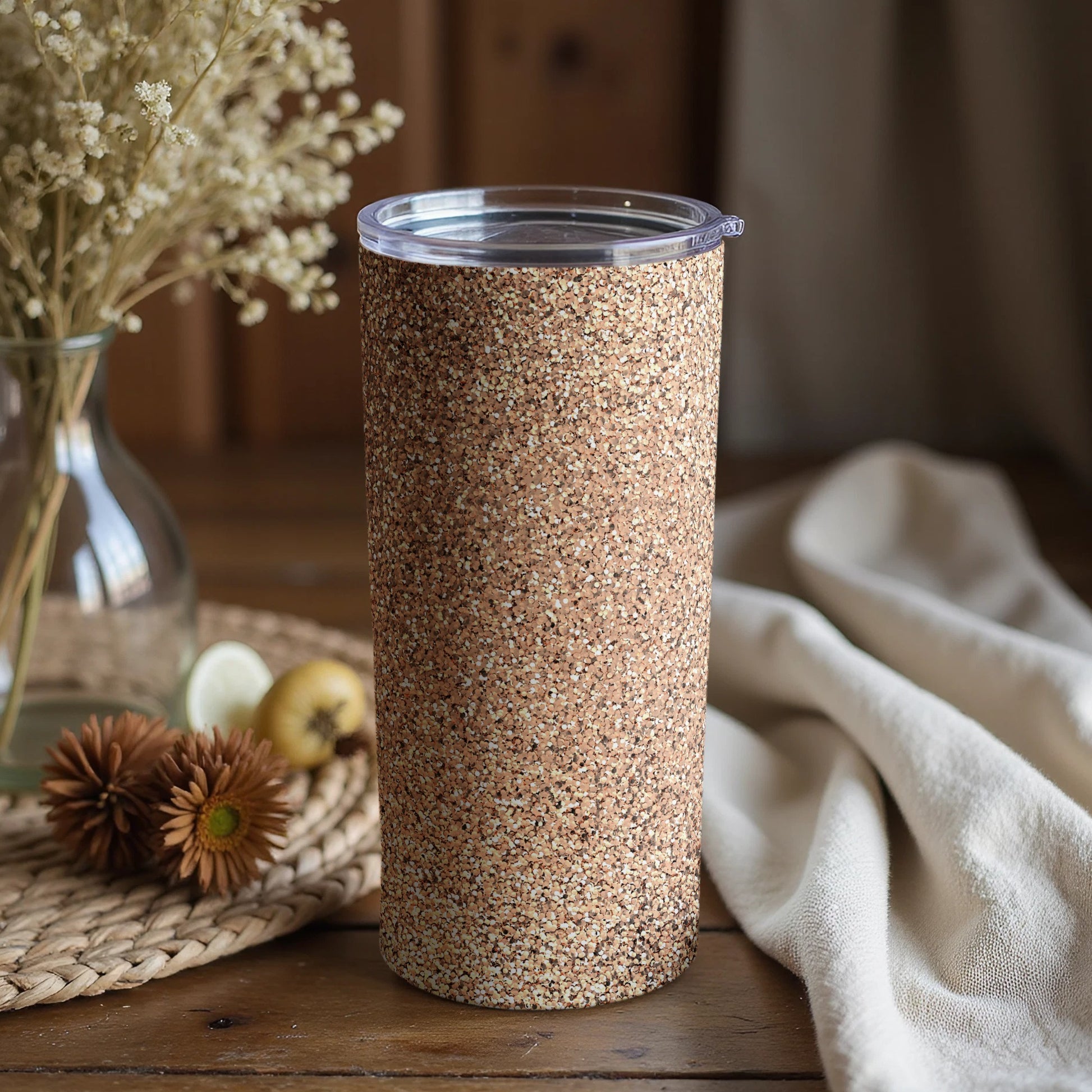 Stylish Eco-Friendly Textured Travel Tumbler Cup