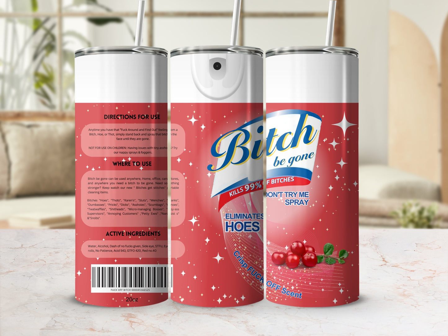 Bitch Be Gone Spray Kills 99.9 Percent of Bitches