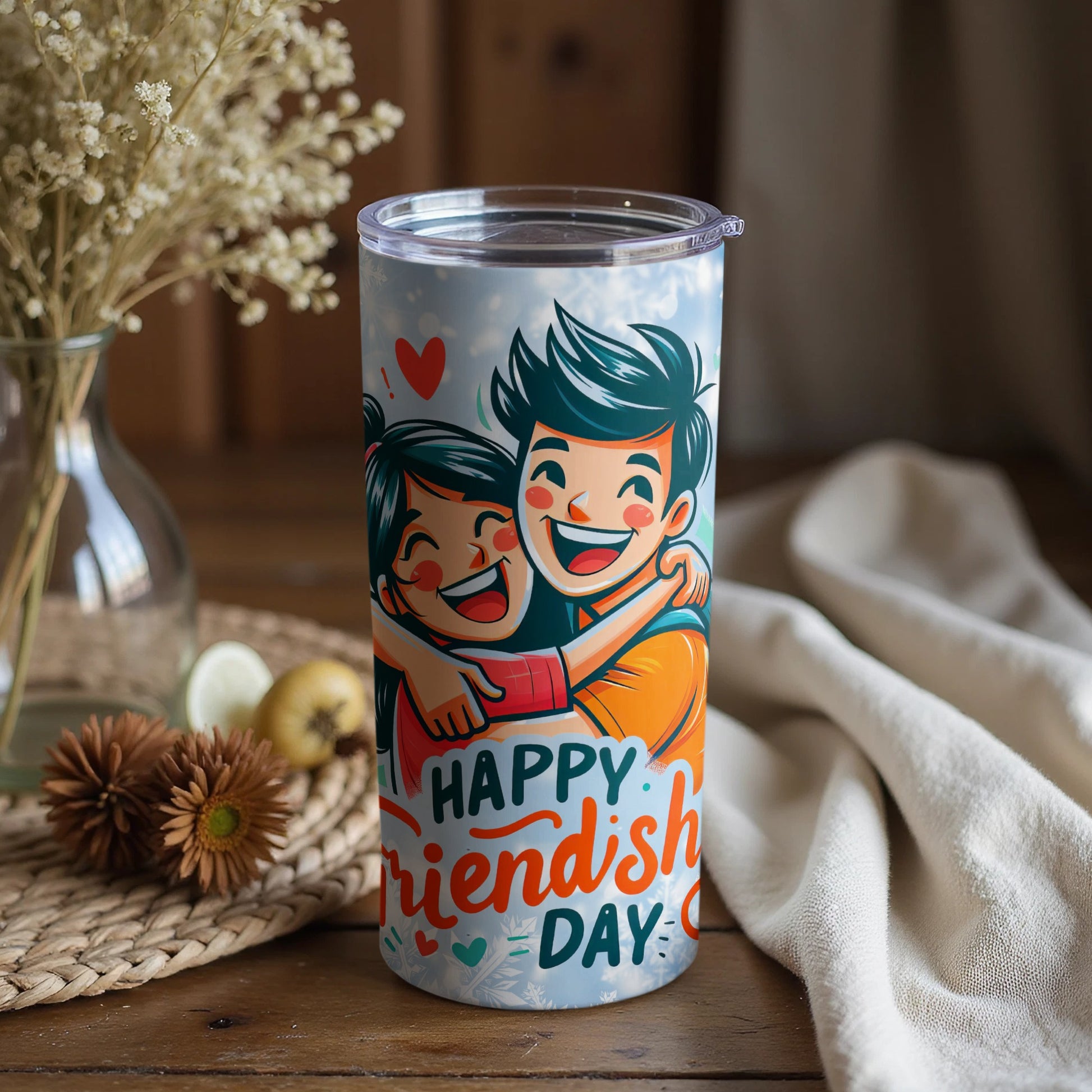 Happy Friendship Day Insulated Tumbler for Gifting