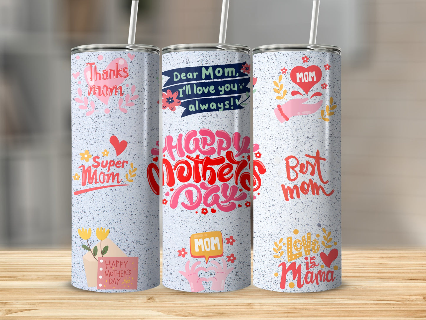 Mother's Day Celebration Designed Tumbler for Mom Gifts