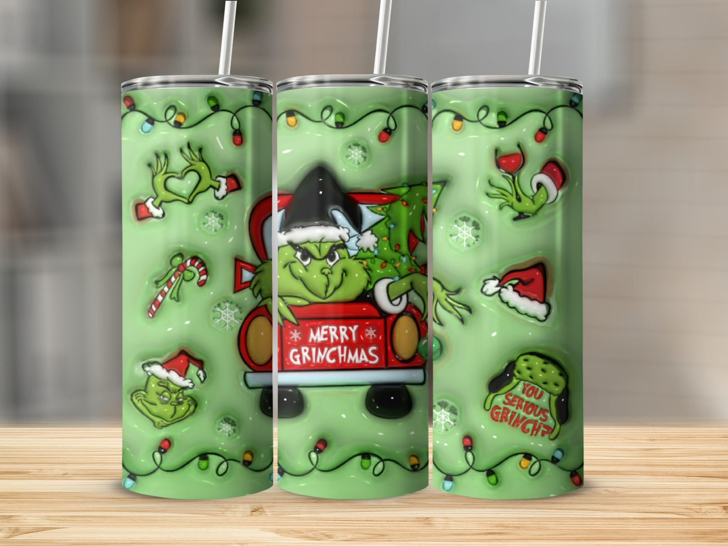 Merry Grinchmas You Serious Grinch Tumbler Cup
