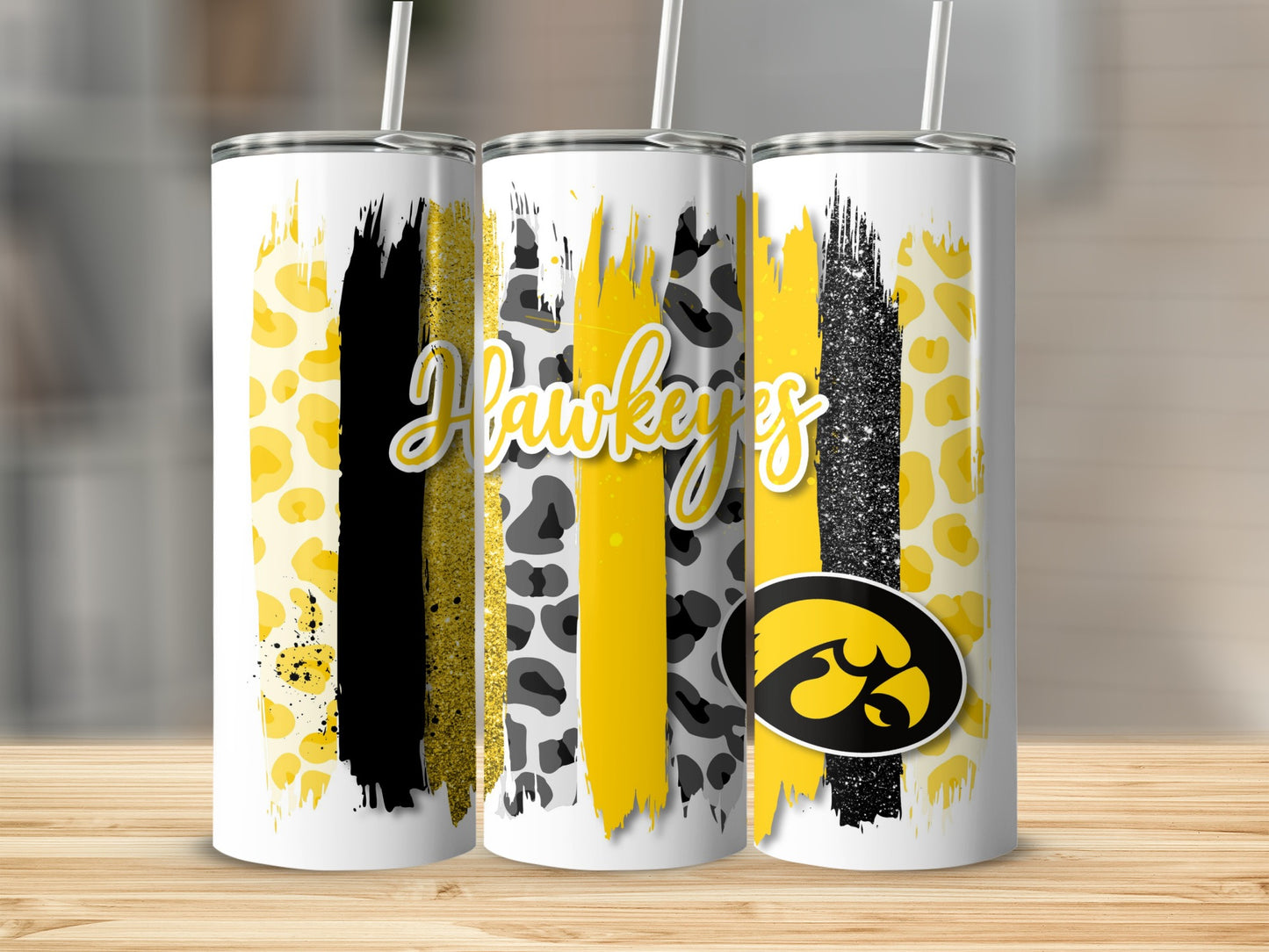 Hawkeyes Iowa Brush Strokes Iowa Versus All Yall Tumblers