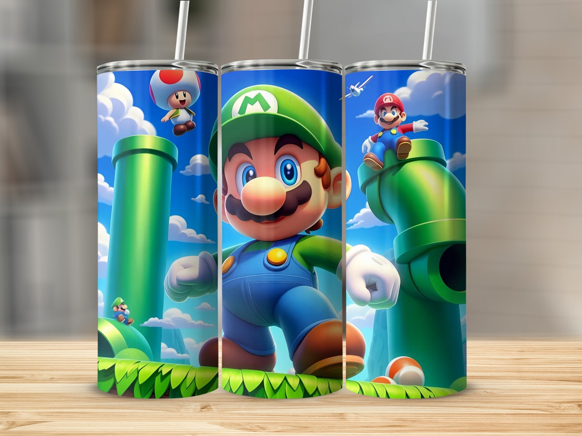 Colorful Character Themed Stainless Steel Tumbler