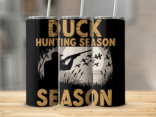 Duck Hunting Season Design Stainless Steel Tumbler
