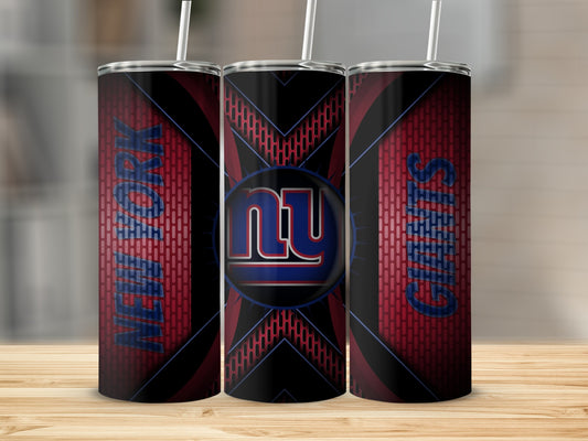 New York Giants Team Logo With Sleek Design Tumblers
