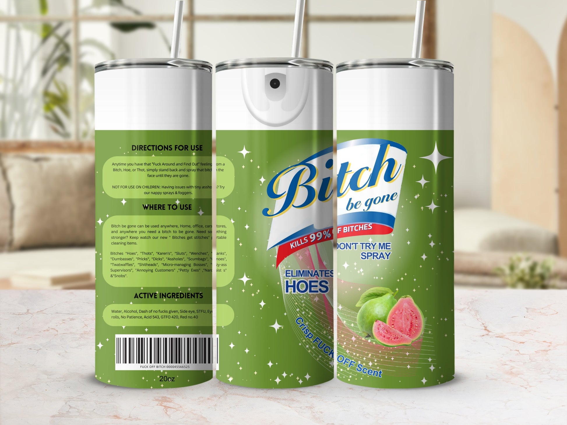 Bitch Be Gone Spray Kills 99.9% of Bitches 200Z