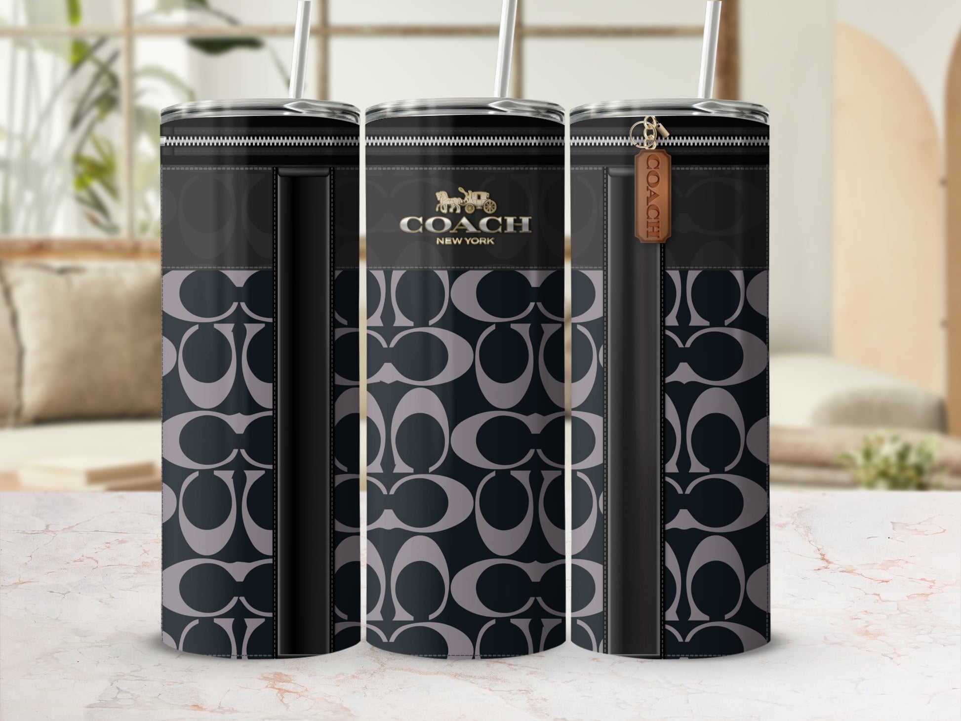 Chic New York Designer Sip Tumbler for Stylish Hydration