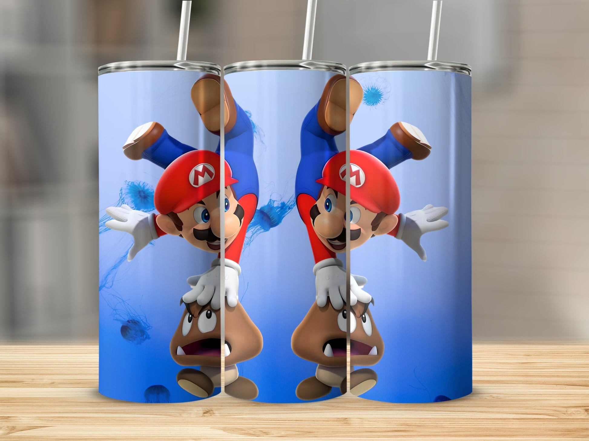 Cartoon Character Tumbler Cup with Fun Design