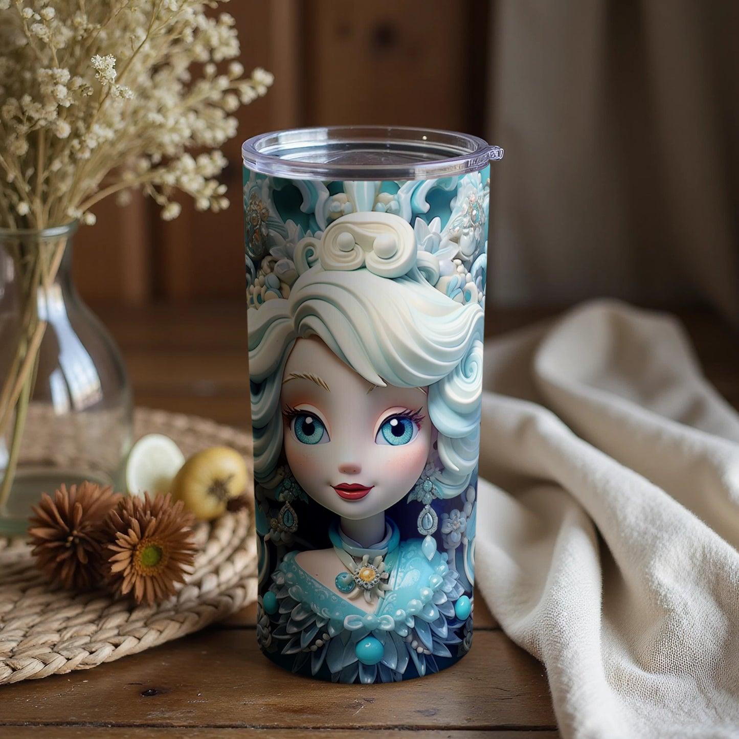 Enchanting Fantasy Character Art Insulated Tumbler