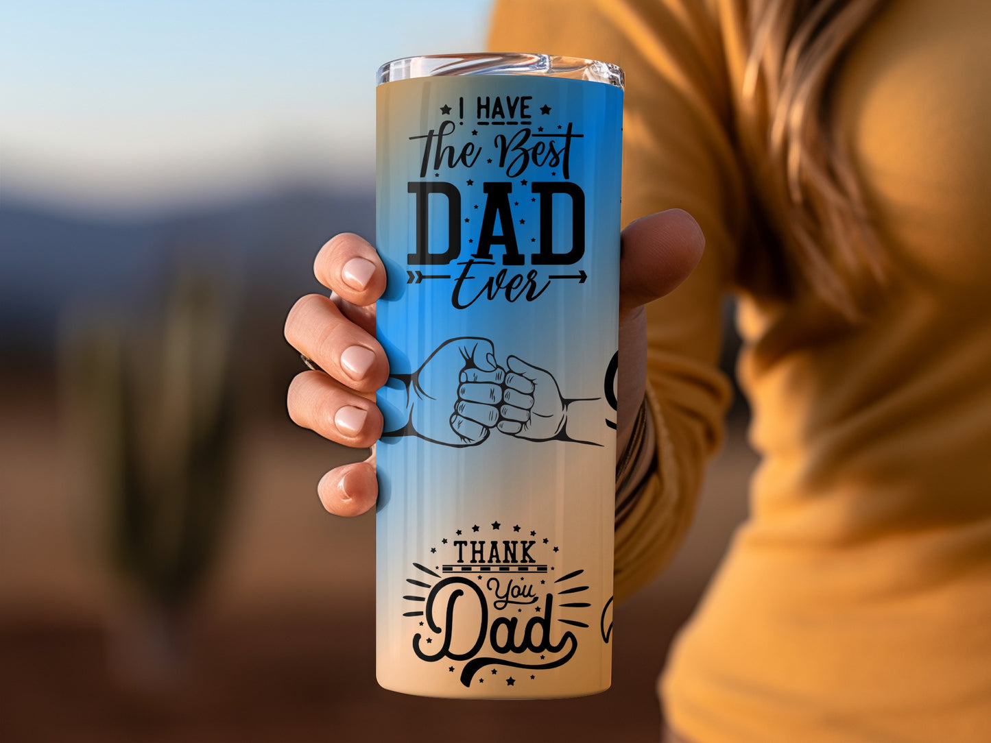 I Have the Best Dad Ever Personalized Tumbler