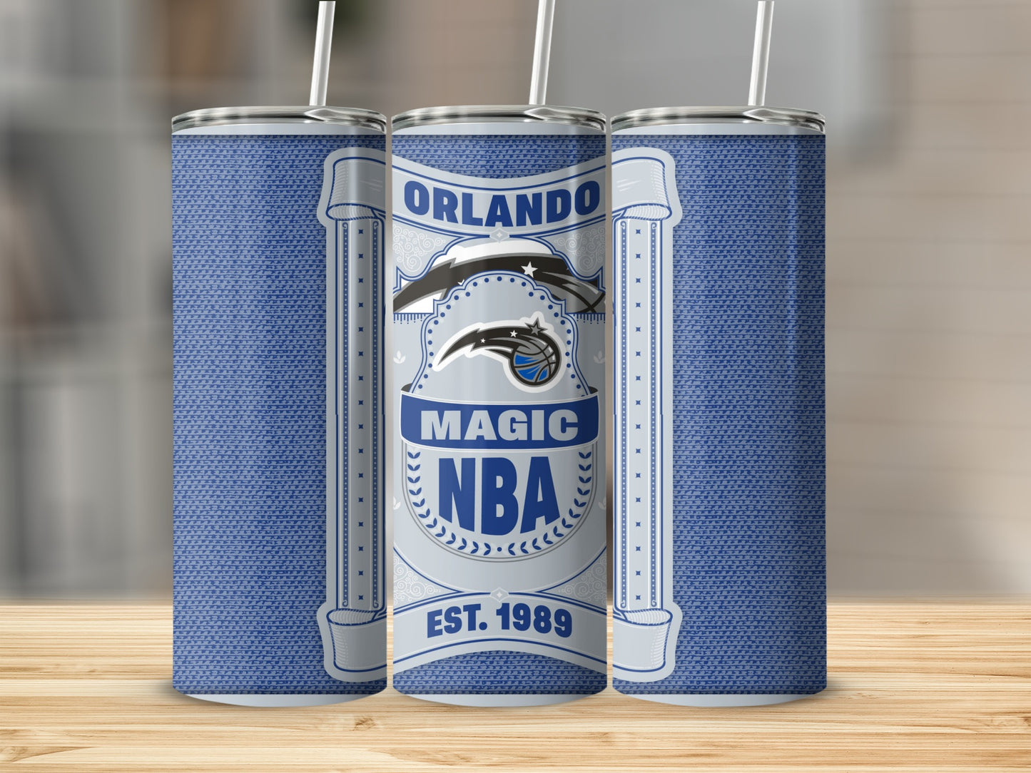 Orlando Magic NBA Basketball Est 1989 Graphic Design Tumbler