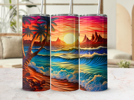 Vibrant Tropical Beach Sunset Ocean Waves Palm Trees product type
Tropical Tumbler
Beach Sunset
Ocean Waves
Palm Tree Art
Vibrant Colors
Summer Drinkware
Coastal Design
Artistic Tumbler
Abstract Ocean
Paradise Scene
Sunset Beach Art
Travel Inspired
Drinkware Gift
Vacation Theme
Ocean Lover
Beachy Vibes
Aesthetic Tumbler
Colorful Tumbler
Island Life
Shoreline Art
