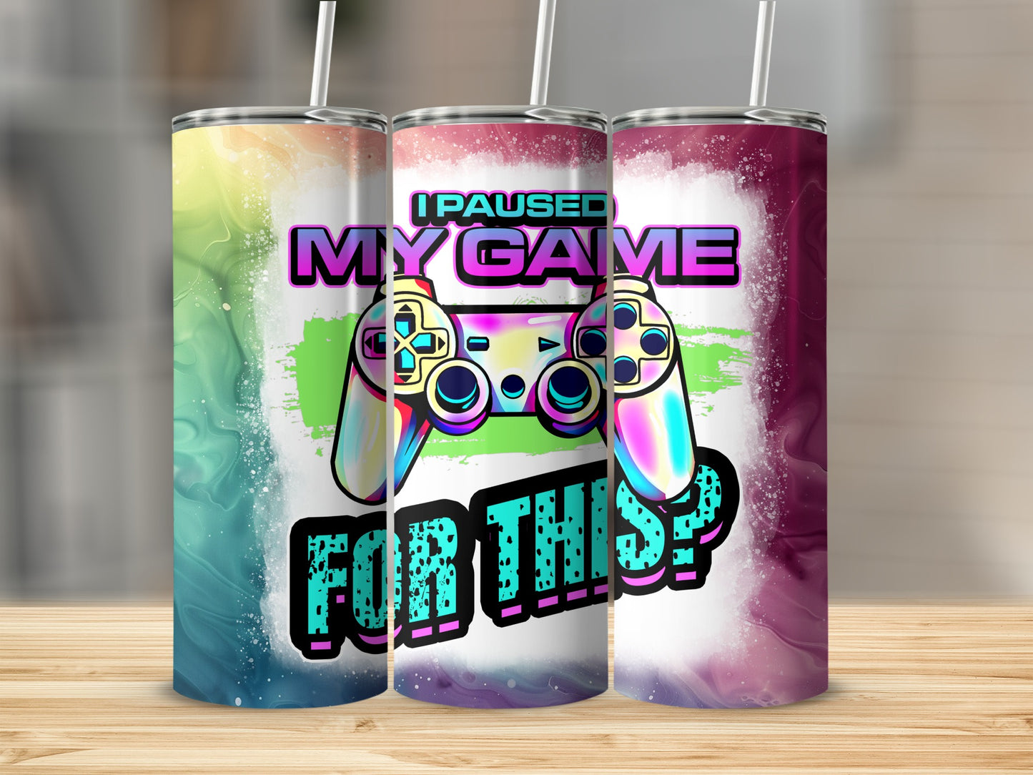 I Paused My Game For This Gaming Tumbler Cup