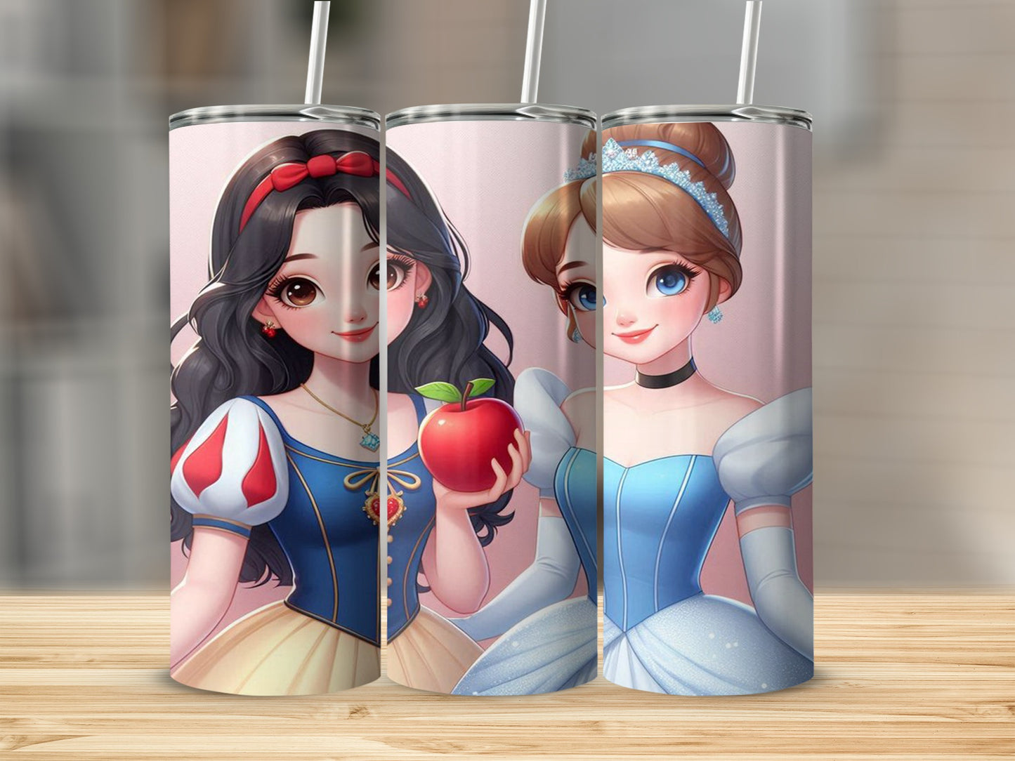 Cute Princess Graphics Stainless Steel Tumbler product