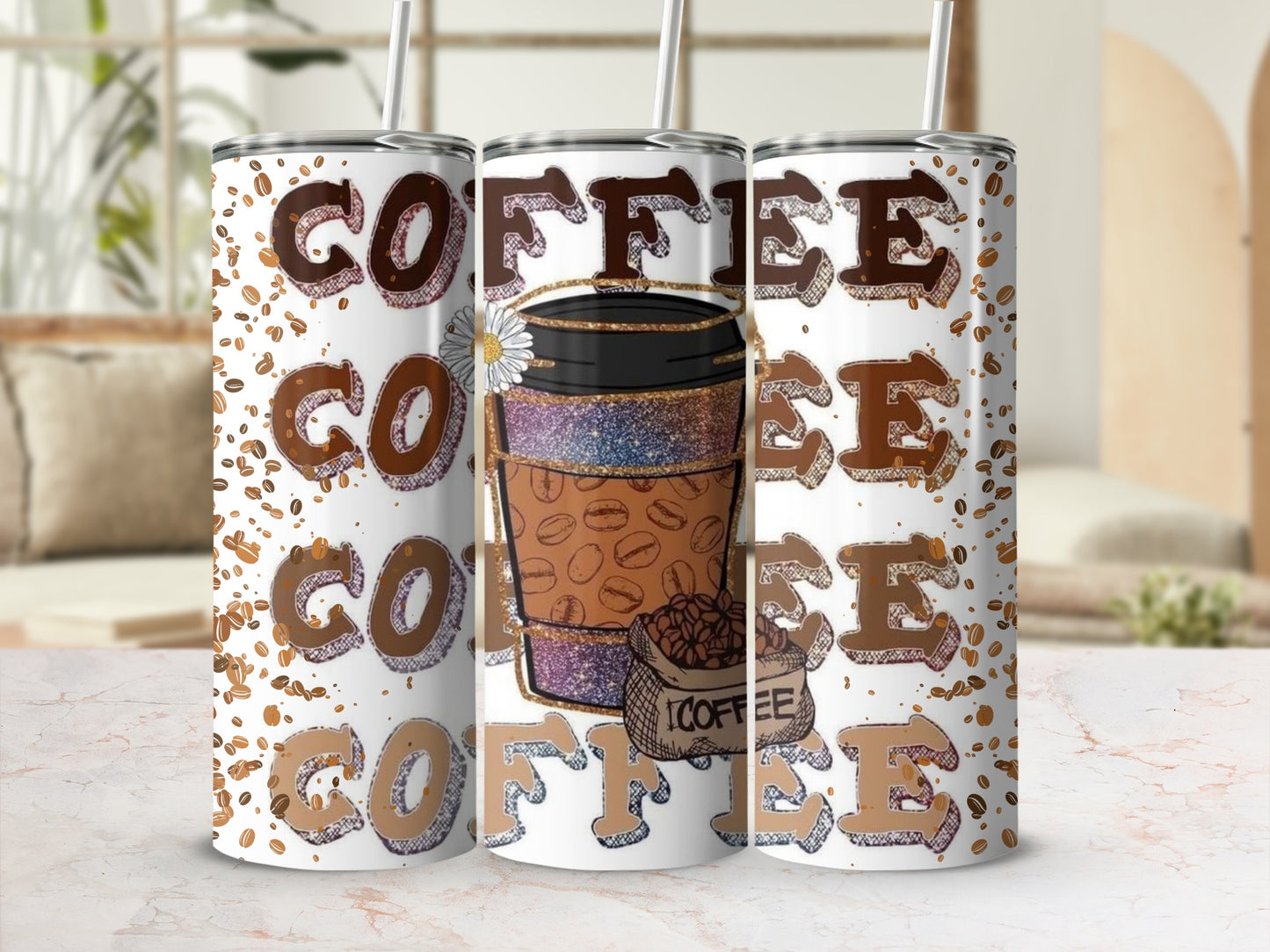 Coffee Lover's Tumbler for Hot and Cold Drinks