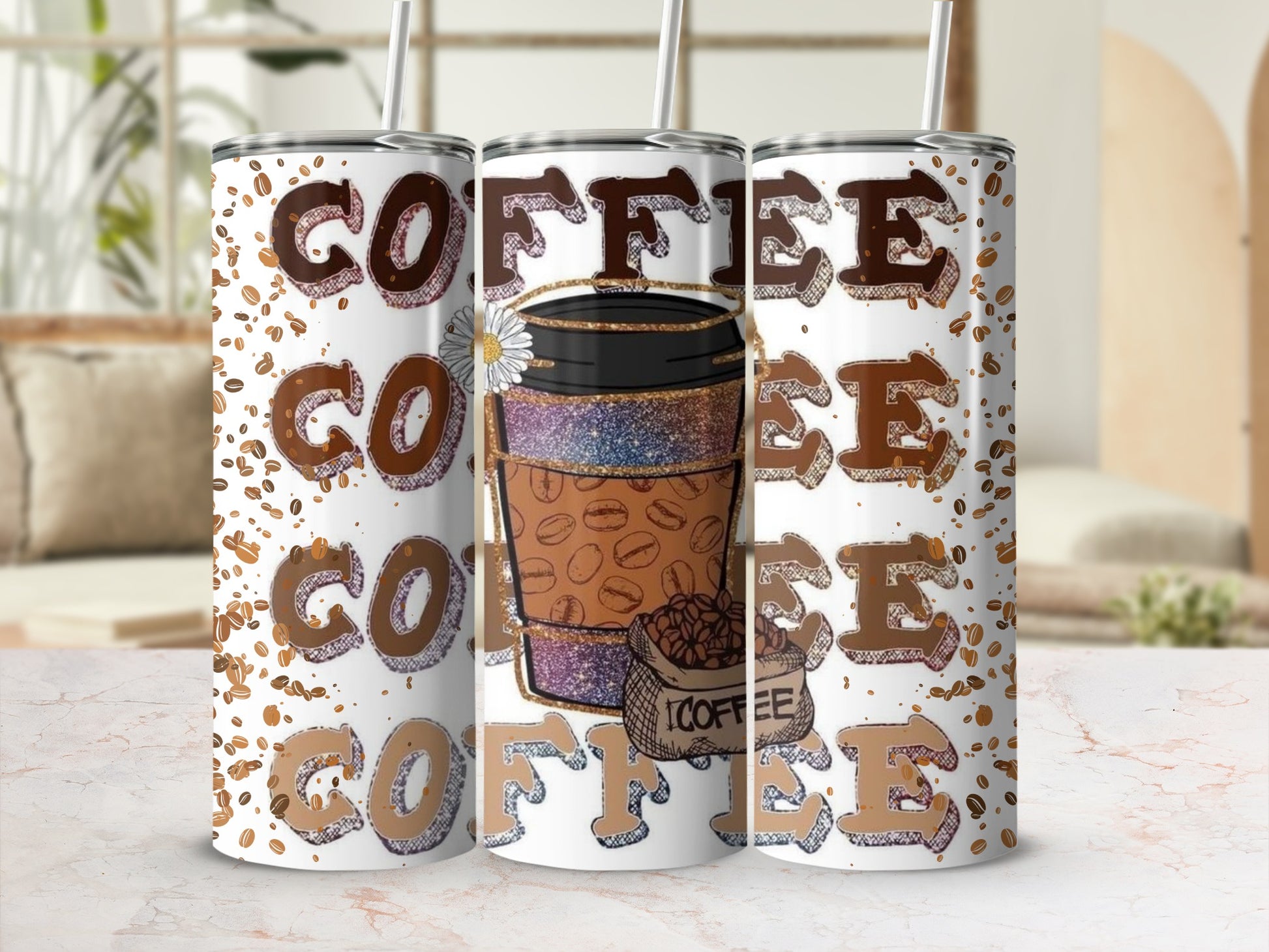 Coffee Lover's Tumbler for Hot and Cold Drinks