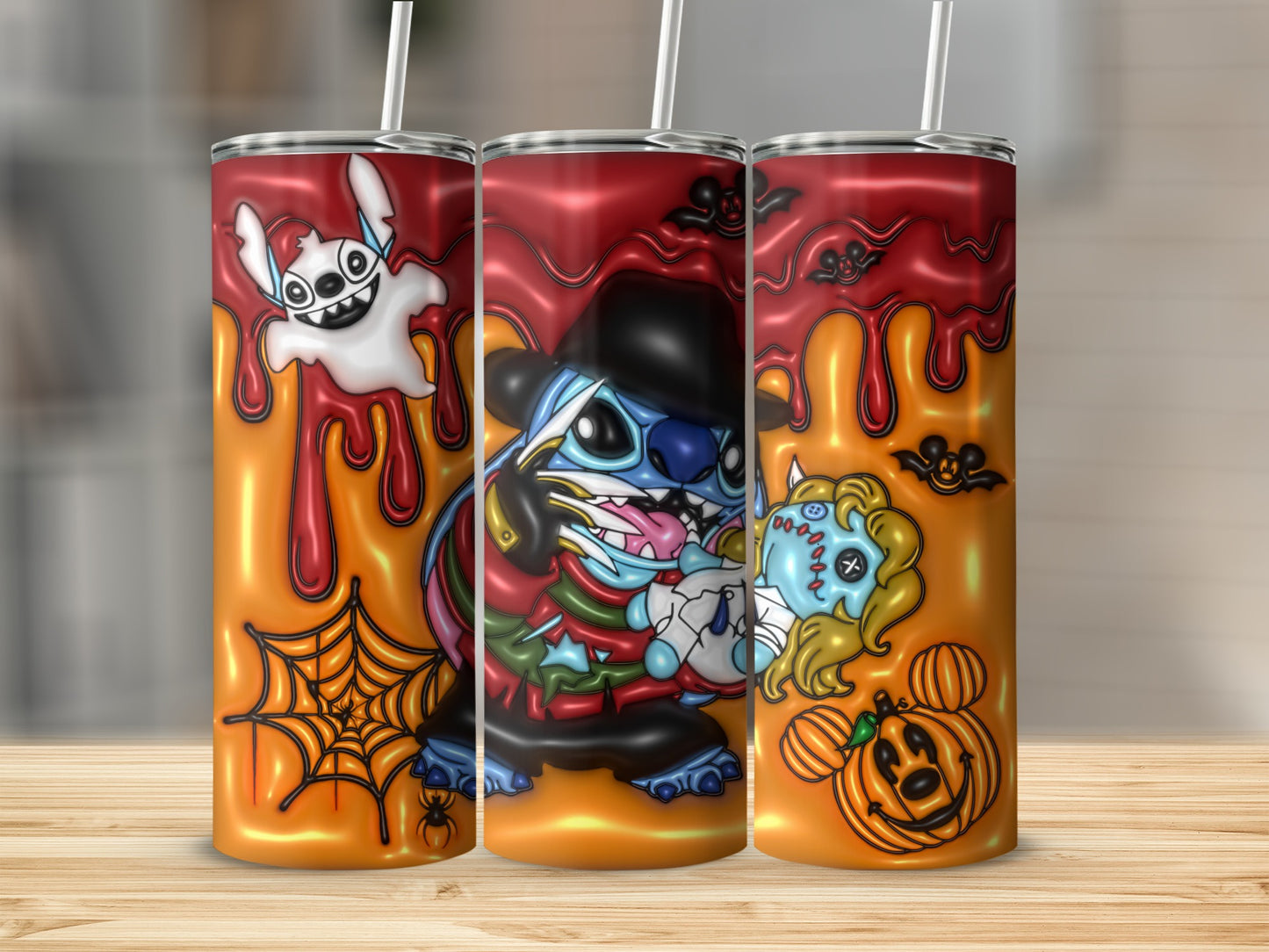 Halloween Horror Movie Themed Stainless Steel Tumbler