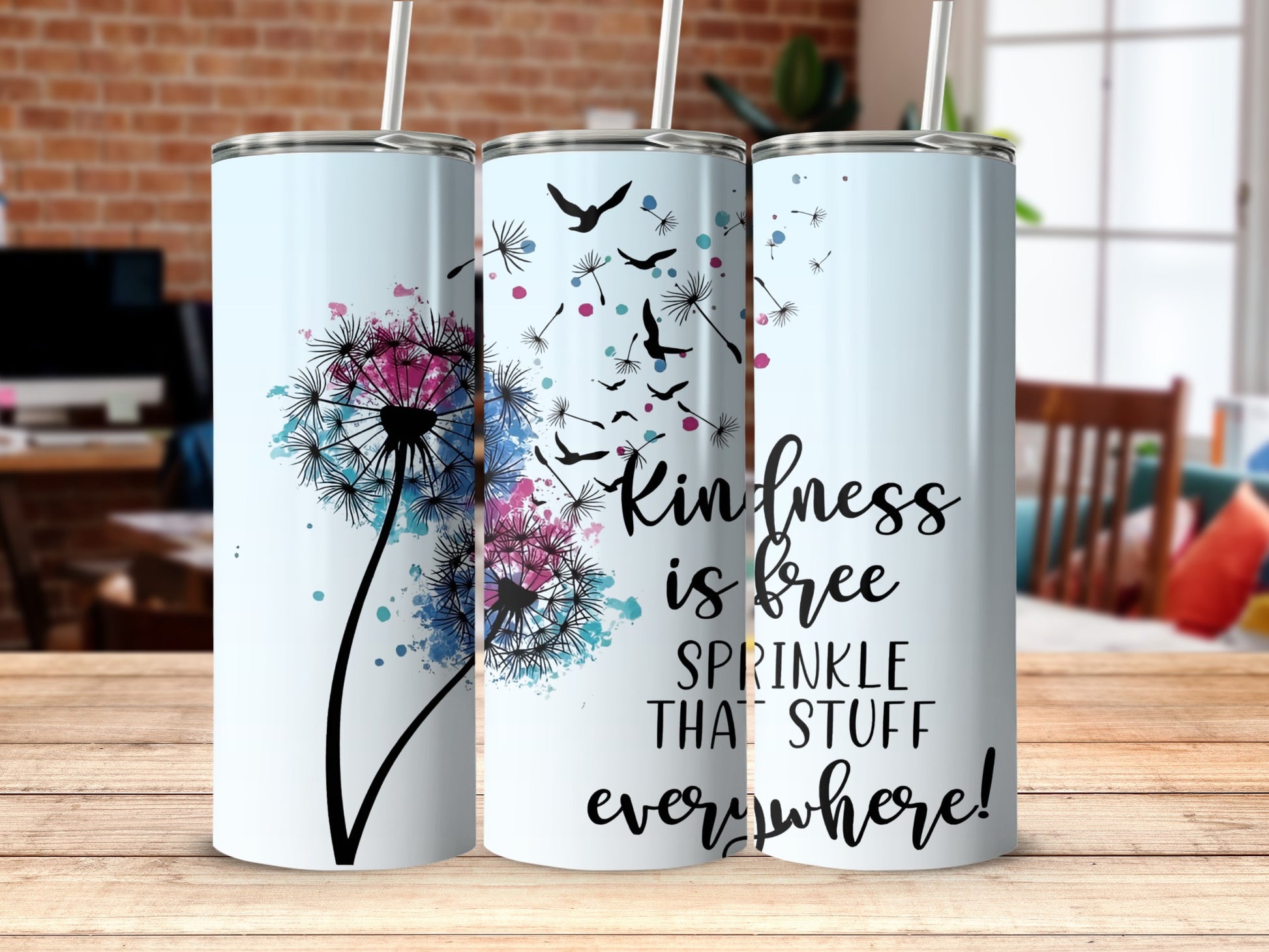 Kindness is Free Sprinkle That Stuff Everywhere Tumbler