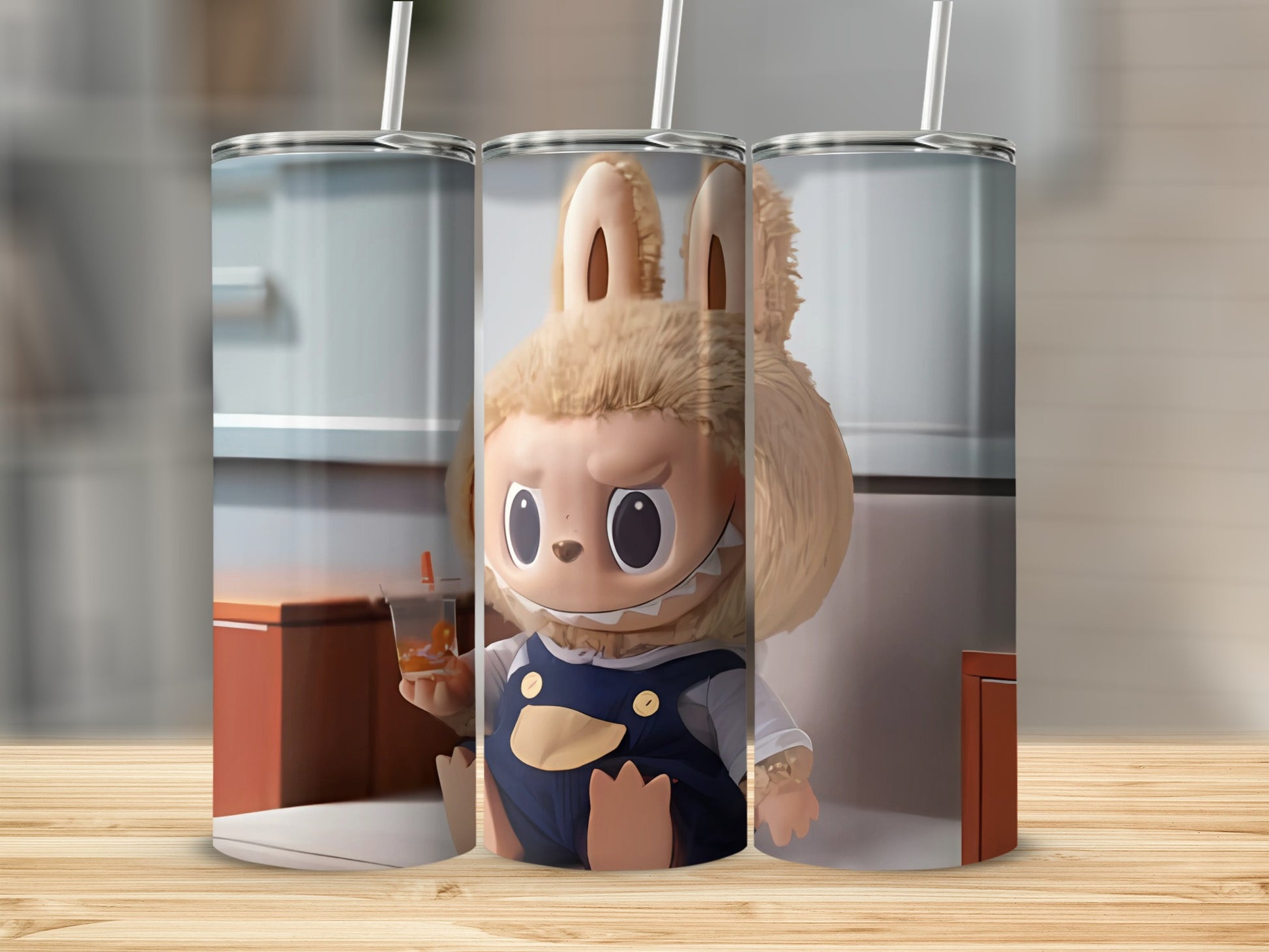 Cute Animal Character with Drink Tumbler Product
