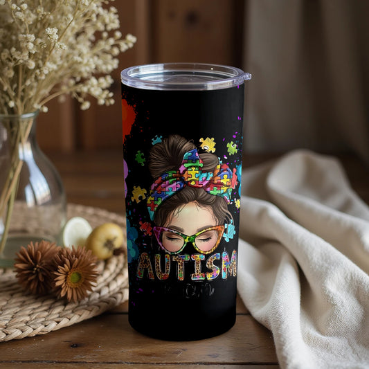 Autism Awareness Puzzle Piece Coffee Tumbler