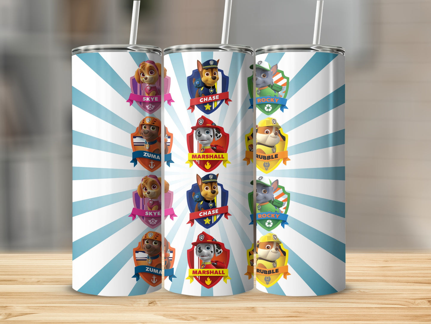 Paw Patrol Character Themed Stainless Steel Tumbler