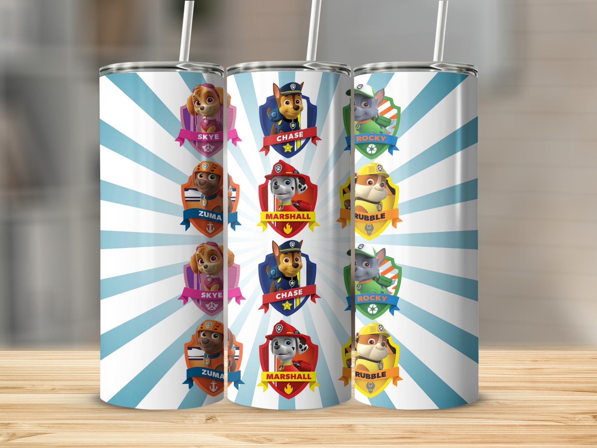 Paw Patrol Character Themed Stainless Steel Tumbler