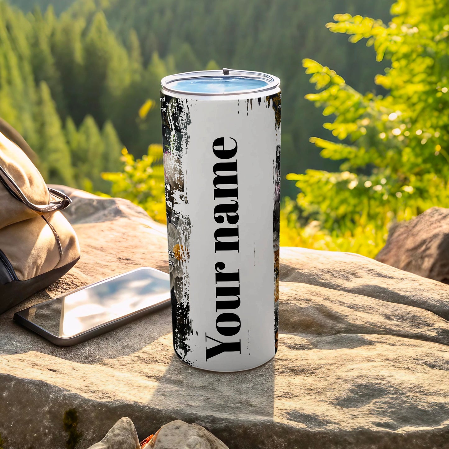 Personalized Your Name Travel Mug Perfect for Outdoors