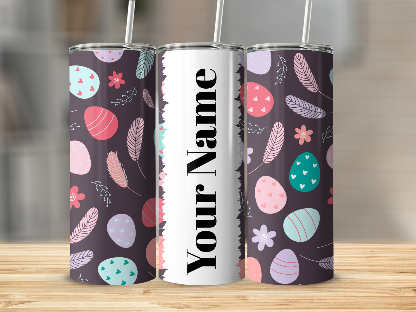 Personalized Easter Themed Custom Tumbler Cup