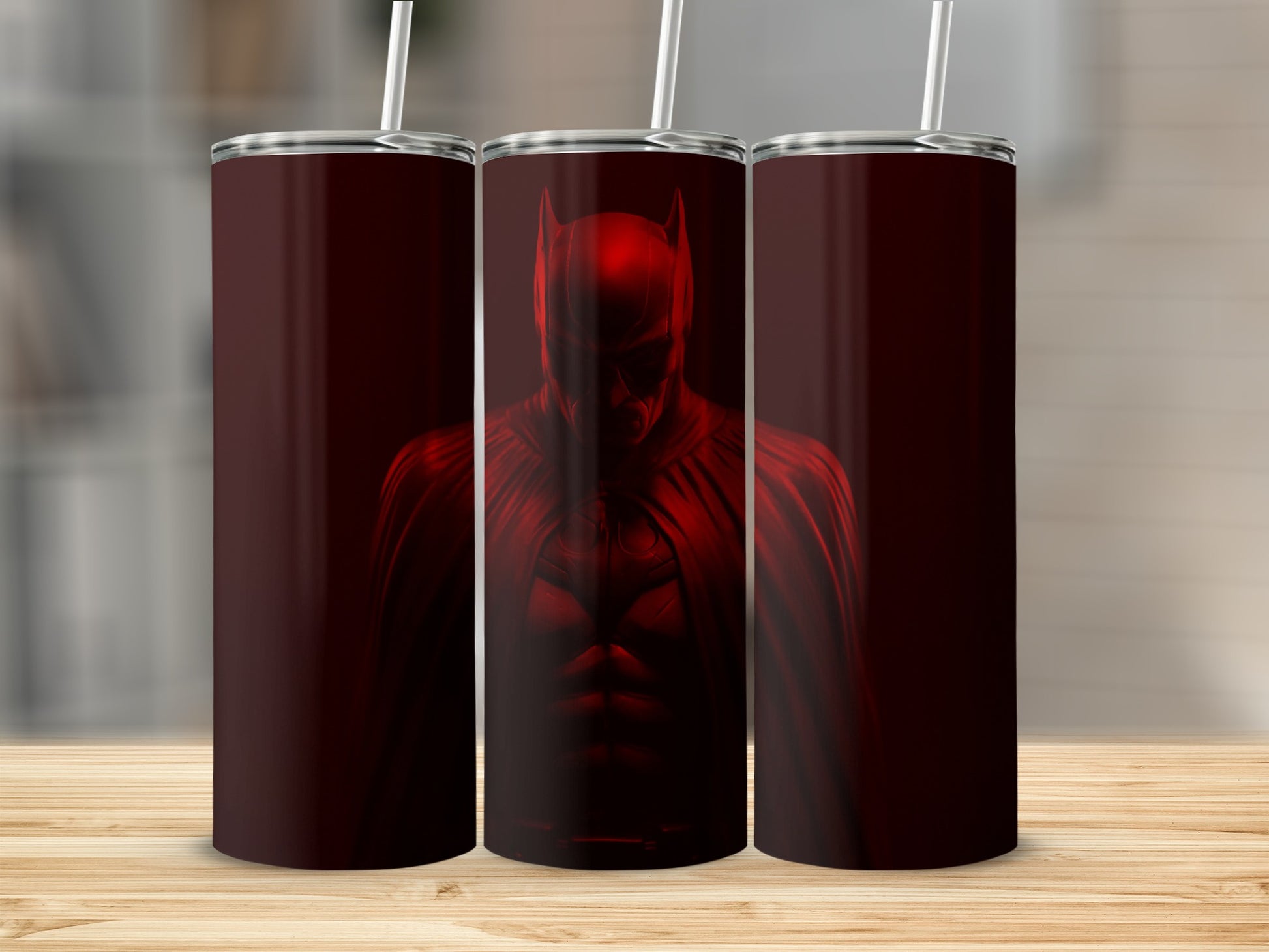 Dark Red Batman Superhero Tumbler product type