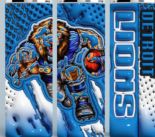 Detroit Lions tumbler