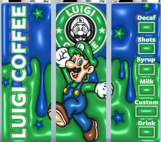 Luigi Starbucks Coffee tumbler