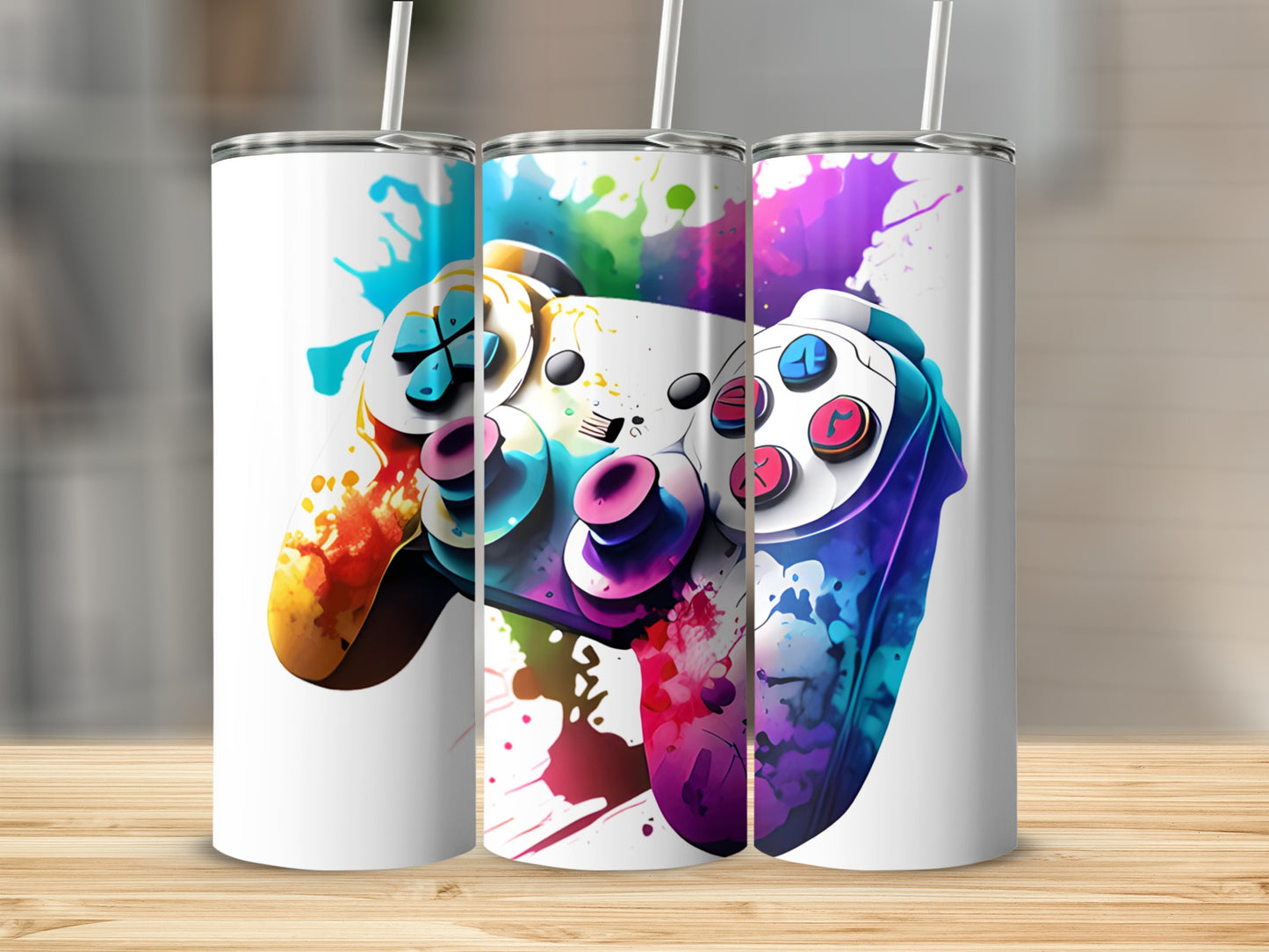 Colorful Gaming Controller Design Tumbler product