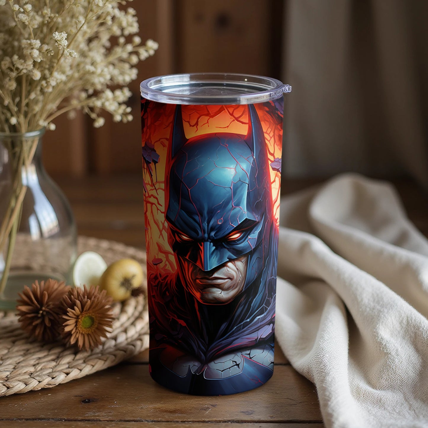 Dark Guardian Illustrated Tumbler for Fans and Collectors