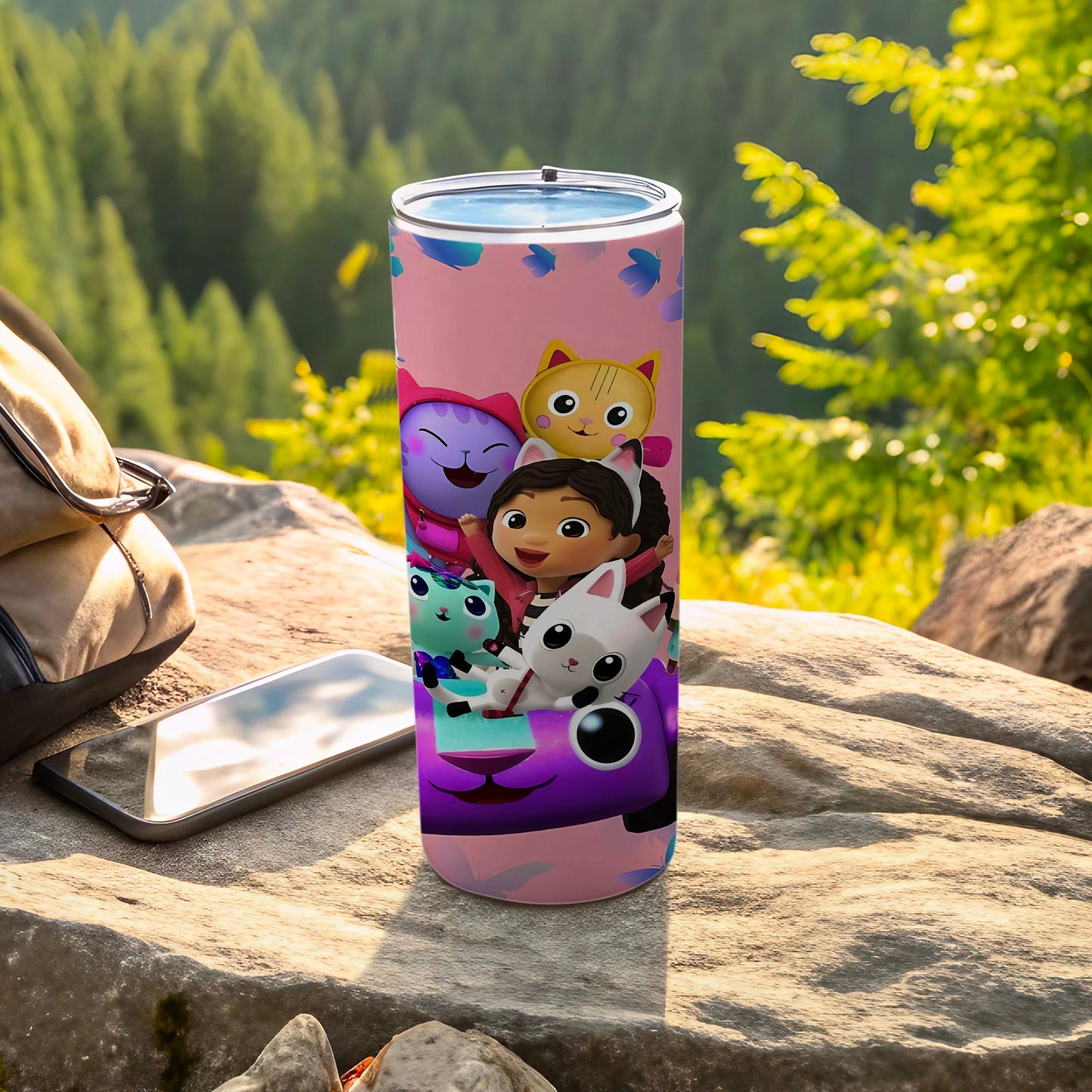 Colorful Cartoon Character Insulated Travel Tumbler